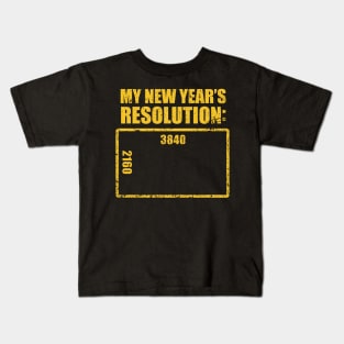 4K Resolution Kids T-Shirt